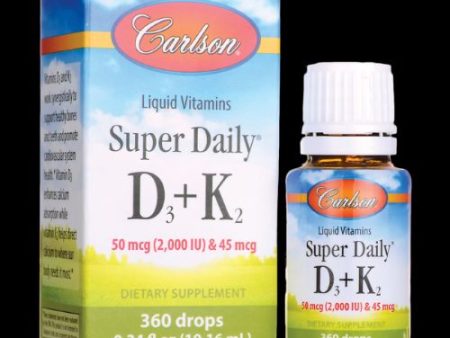 Carlson Super Daily D3+k2 360 Vd on Sale