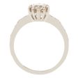 Champagne Pavé Diamond Soirée Ring For Cheap