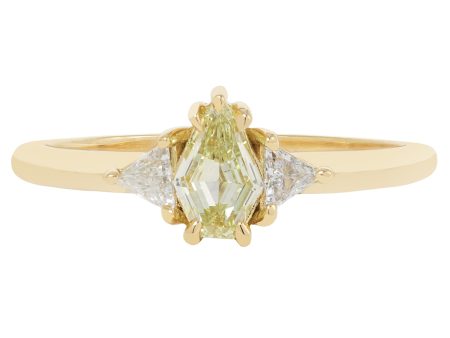 Buttercup Three Diamond Ring For Cheap