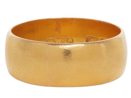 Wide Gold Shire Band For Sale