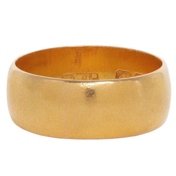 Wide Gold Shire Band For Sale