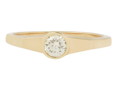 Yellow Diamond Eclipse Ring Discount