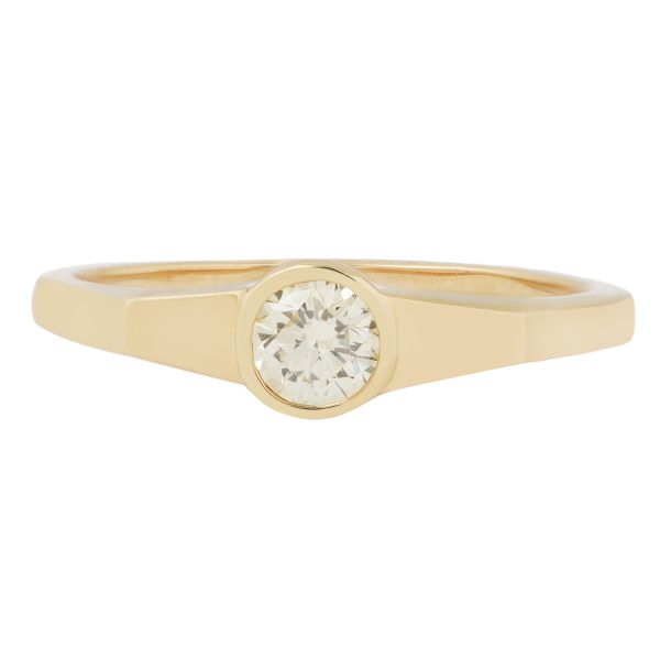 Yellow Diamond Eclipse Ring Discount