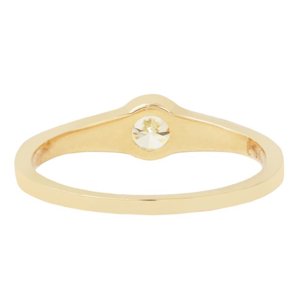 Yellow Diamond Eclipse Ring Discount